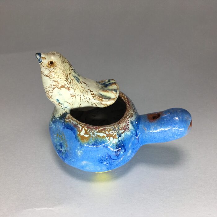 Fischietto ad acqua in ceramica - immagine 3