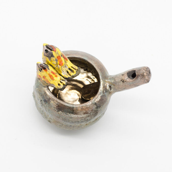Fischietto Raku ad acqua - immagine 4