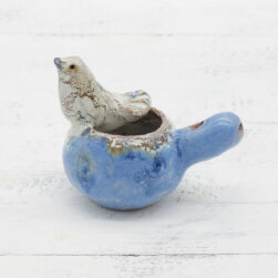 Fischietto ad acqua in ceramica