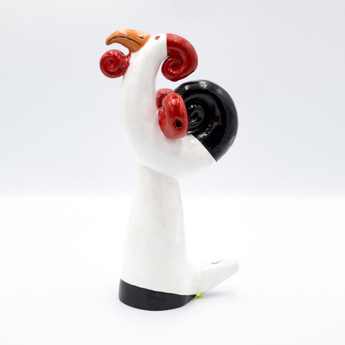 Gallo con tre fischietti