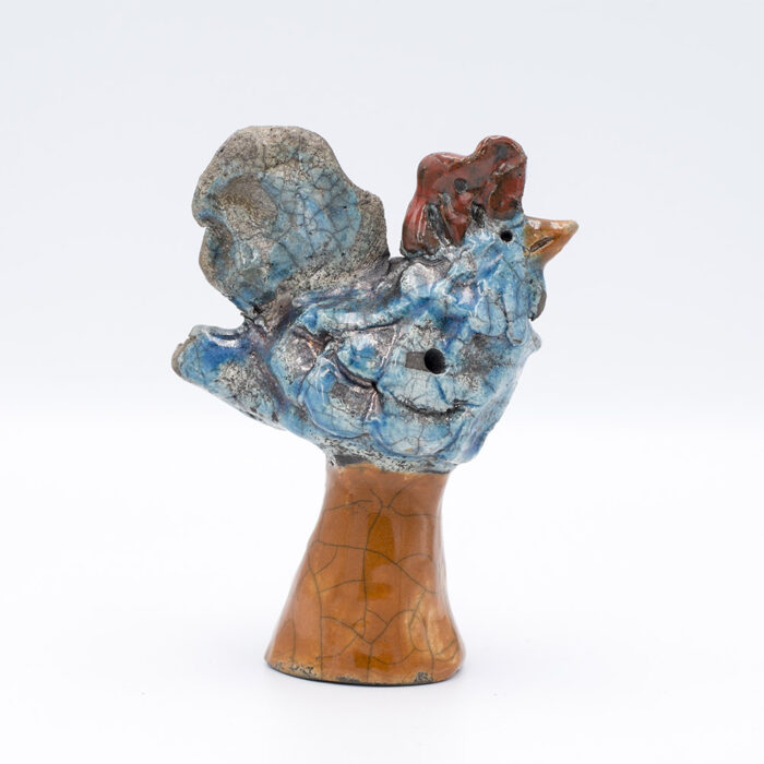 Gallo Raku azzurro - immagine 2