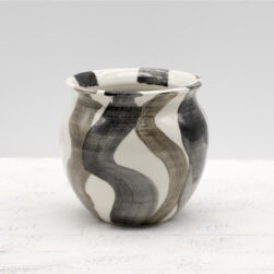 Vaso bianco e nero